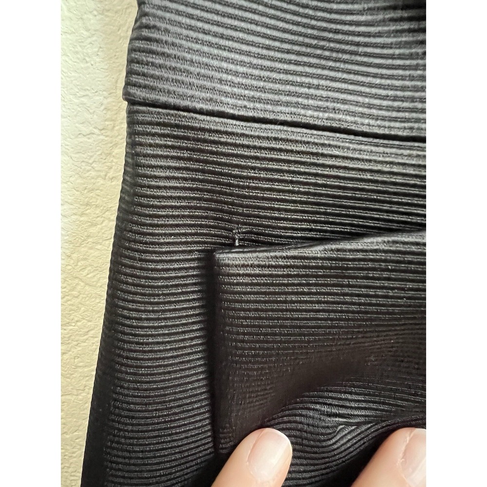 Coast Dress Short Black Strapless Ribbed Tafeta Front Bow US 8 - Picture 10 of 10